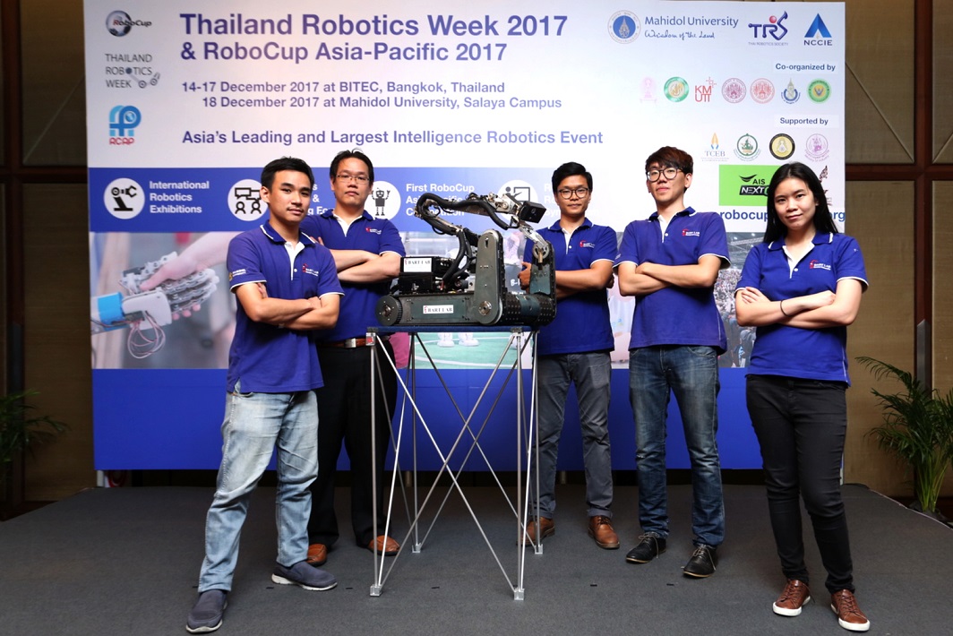ม.มหิดล ส่งทีมหุ่นยนต์กู้ภัยร่วมแข่ง RoboCup Asia-Pacific 2017 เตรียมความพร้อมก่อนชิงแชมป์โลกปีหน้า